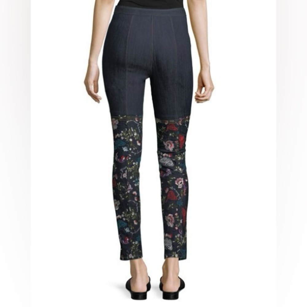 Cinq a Sept Eva Marie Embroidered Jeans 4 Skinny Floral - Picture 2 of 9